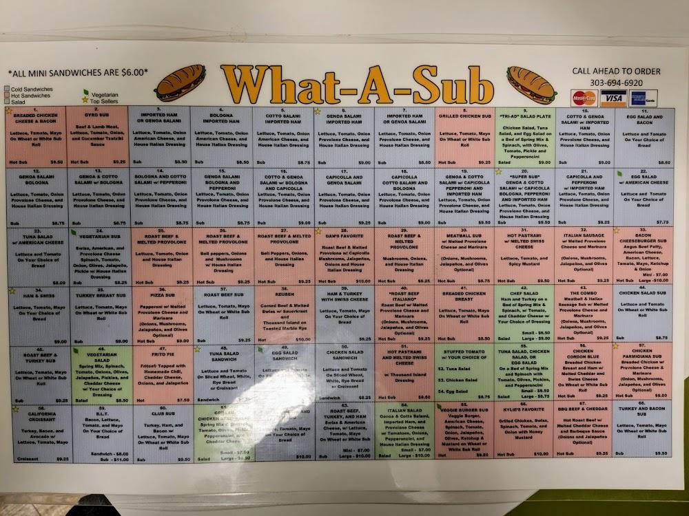 What a Sub Imported Ham Or Genoa Salami With American Cheese